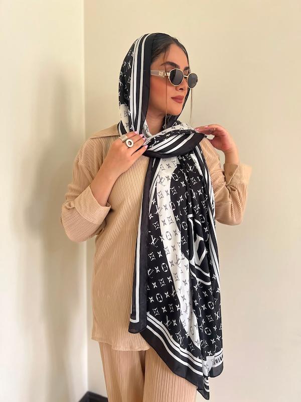 شال ابريشم سيلك لويي ويتون