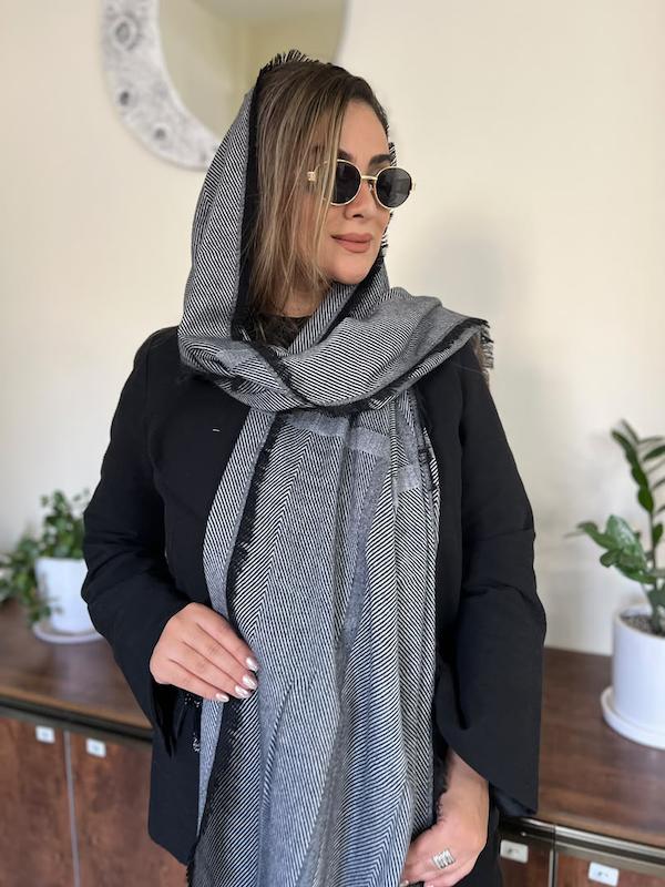 شال نخی پاییزه جناقی