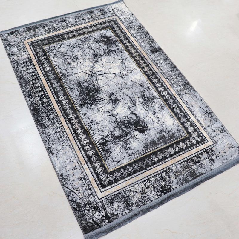فرش مدرن طرح سنگ زمینه زغالی کد 31020