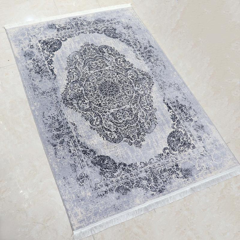 فرش وینتیج زمینه طوسی برند شیان 30172