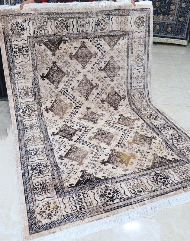 فرش وینتیج زمینه نسکافه ای  کد70700