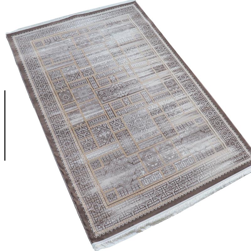 فرش وینتیج زمینه نسکافه ای کد 60130