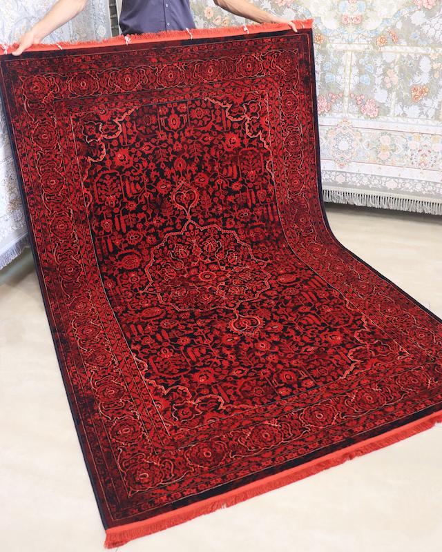 فرش بلوچی قرمز 700شانه برند کرامتیان کد 4114A