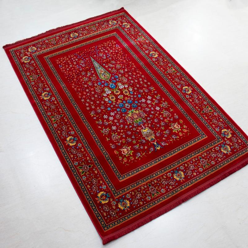 فرش بلوچی لاکی آبیر700شانه برند بزرگمهر کد78155-کپی