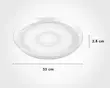 دیس گرد 33 سانت لیمون