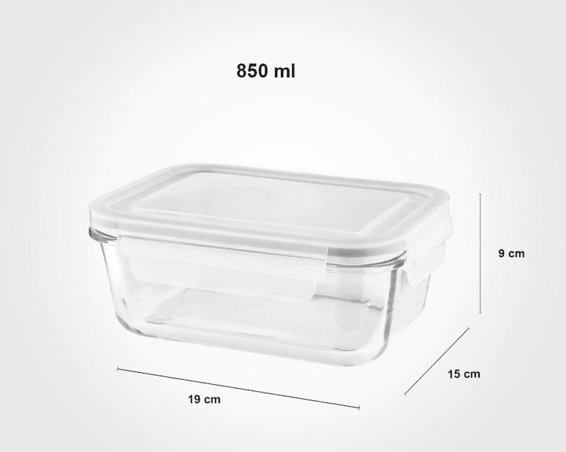ظرف شیشه 850 لیمون