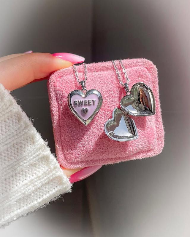 لاکت قلب پینترستی 