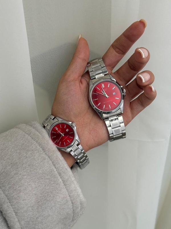 ساعت کاسیو بند سیلور تقویم دار 