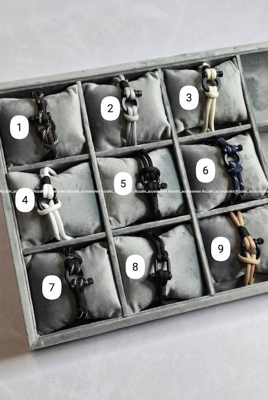 دستبند امگا طنابی 