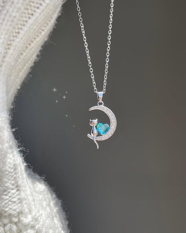 گردنبند گربه و ماه