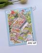 استیکر ۳ بعدی کلبه چاپگر و کابین جمع آوری کارت(۳ ورق استیکر و ۱ کارت صحنه)