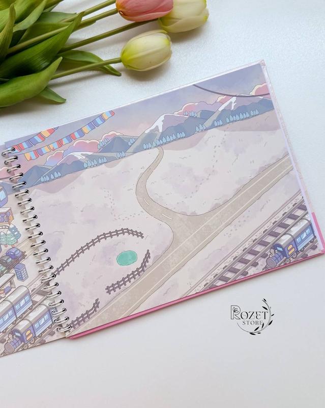 کتاب استیکر ۳ بعدی (شامل ۱۲ صحنه جذاب)