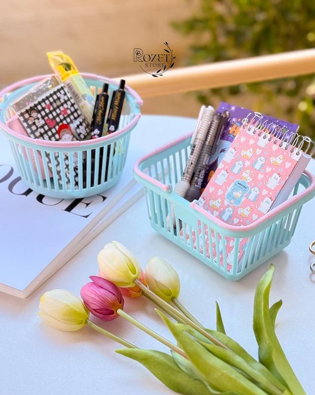 سبد فانتزی دسته دار پینترستی دایره ای و مستطیلی 