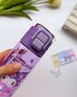 قمقمه پلاستیکی نی دار و آسان نوش کرومی 