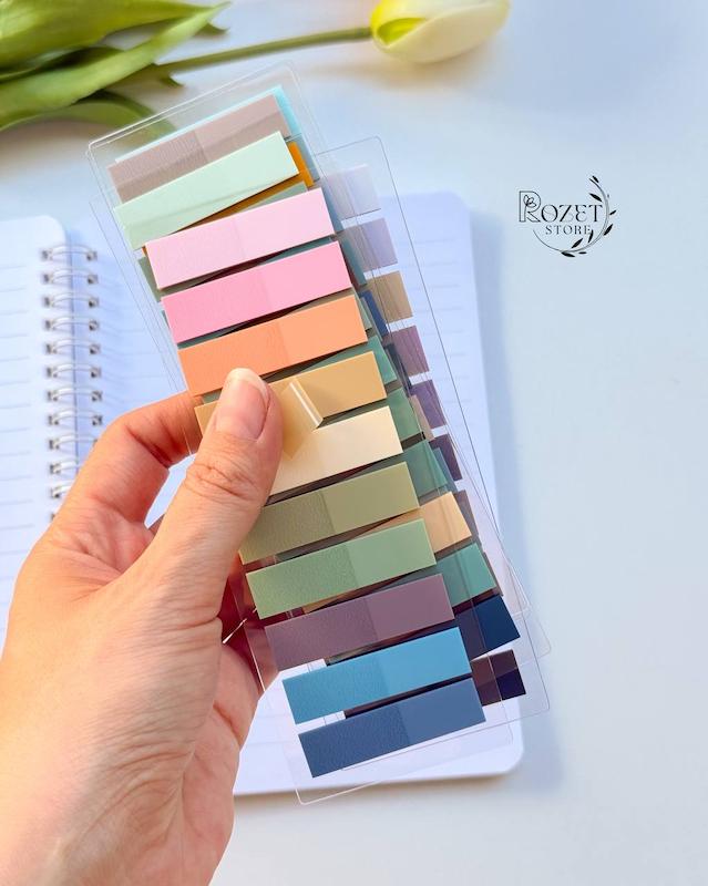 استیک نوت ۱۰ رنگ بدون خط کش ( جدید )