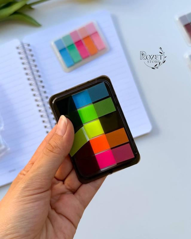 استیک نوت ۵ رنگ باکسی ( جدید )