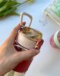قمقمه وارداتی نی دار گریپ دار ( کمر سیلیکونی )