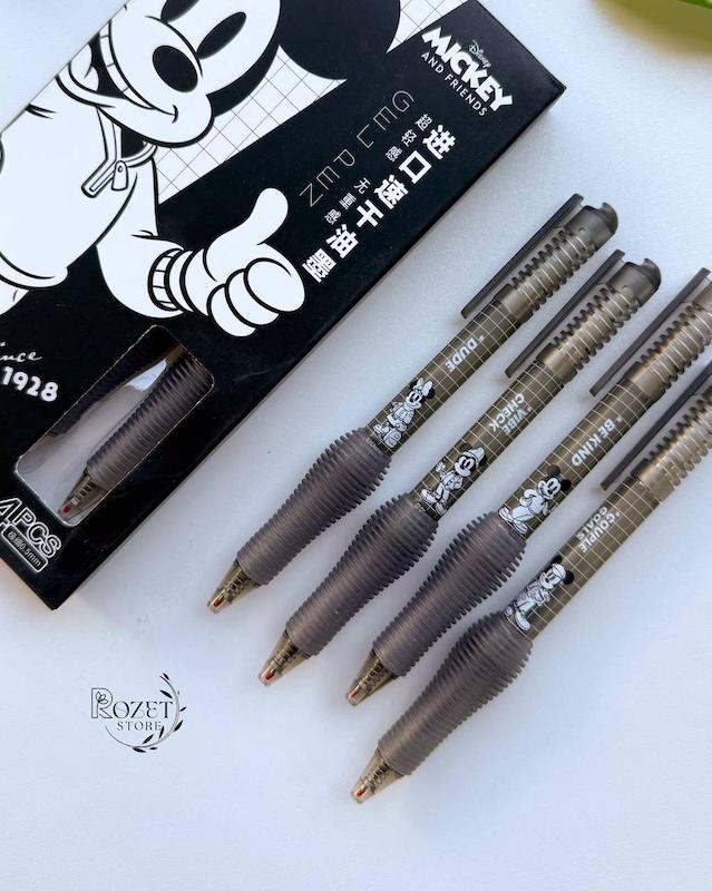 خودکار ژله ای گریپ دار میکی ( رنگ بدنه مشکی )