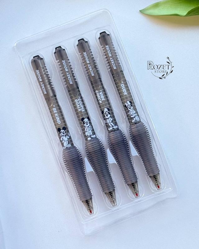 خودکار ژله ای گریپ دار میکی ( رنگ بدنه مشکی )
