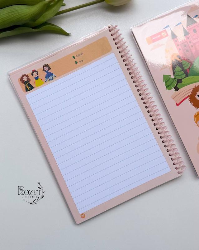 دفتر ۶۰ برگ مجلد حاشیه دار نهال مکث 