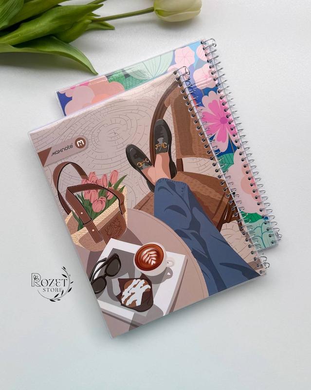 دفتر ۸۰ برگ مجلد نهال مکث کد ۹۸۱۲