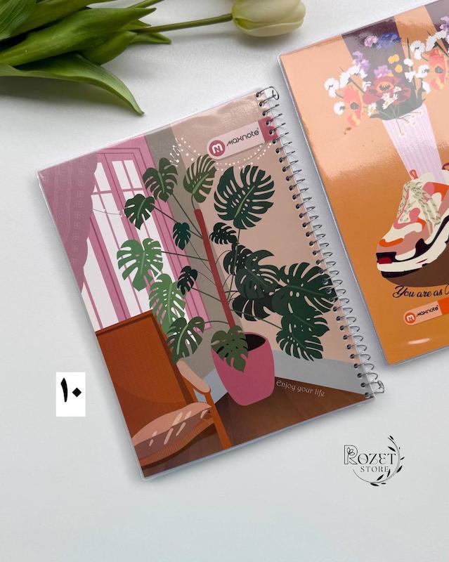دفتر ۸۰ برگ مجلد نهال مکث کد ۹۸۱۲