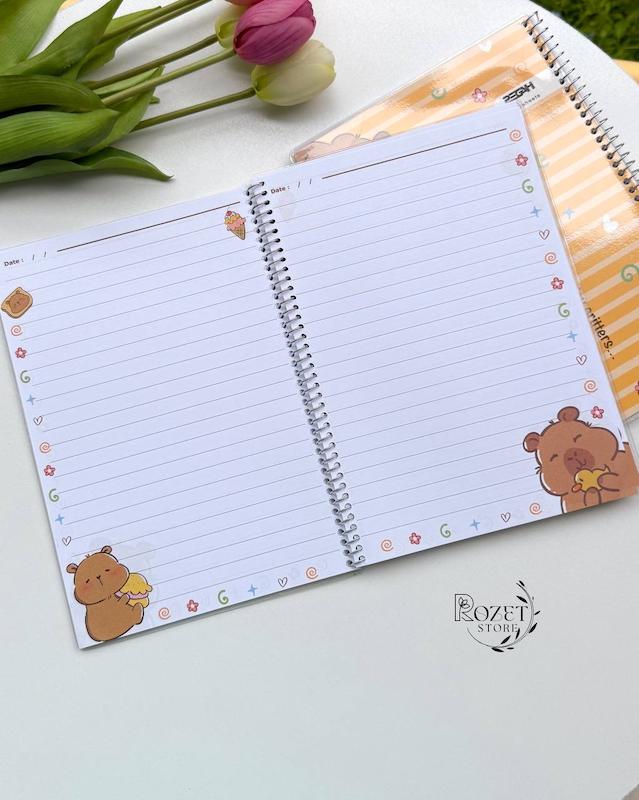دفتر ۶۰ برگ مجلد حاشیه دار پگاه 