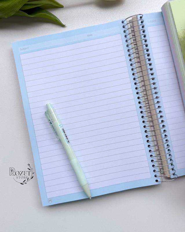 دفتر ۲۰۰ برگ سیمی مجلد نهال مکث