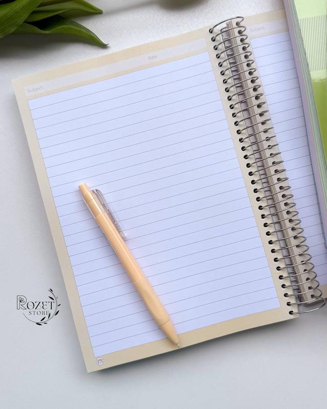 دفتر ۲۰۰ برگ سیمی مجلد نهال مکث