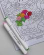ماژیک دو سر براش و تخت ۶۰ رنگ ZUIXUA مدل Marker Smooth 