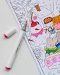 ماژیک دو سر براش و تخت ۶۰ رنگ ZUIXUA مدل Marker Smooth 