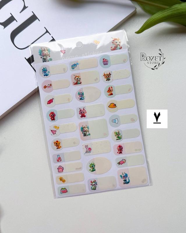 برچسب اسم ضد آب (name-sticker)