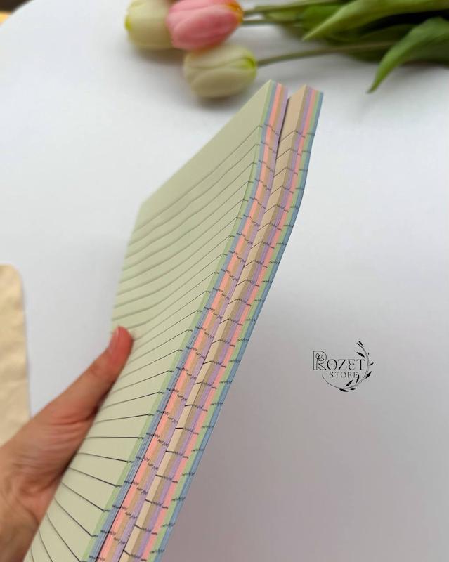 استیک نوت SF سایز A5 موراندی ( یادداشت چسبدار )