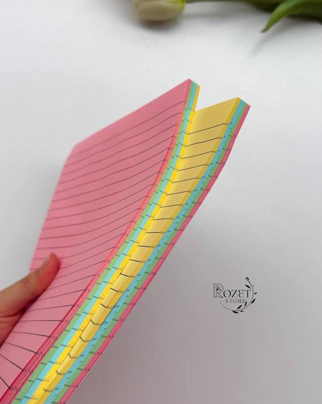 استیک نوت SF سایز A5 پاستل ( یادداشت چسبدار ) 