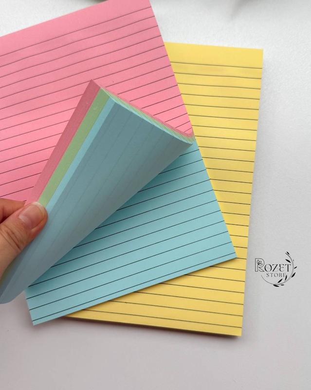 استیک نوت SF سایز A5 پاستل ( یادداشت چسبدار ) 