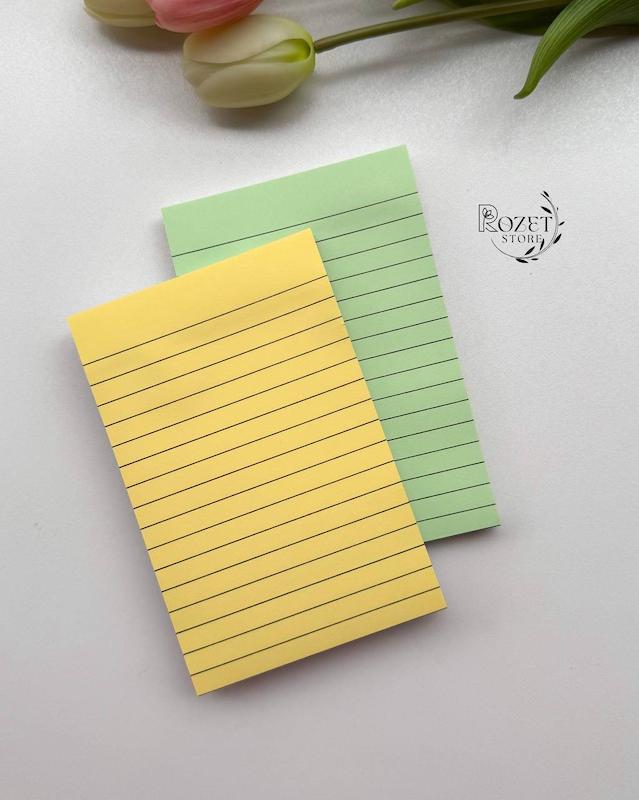 استیک نوت SF سایز A6 پاستل ( یادداشت چسبدار )