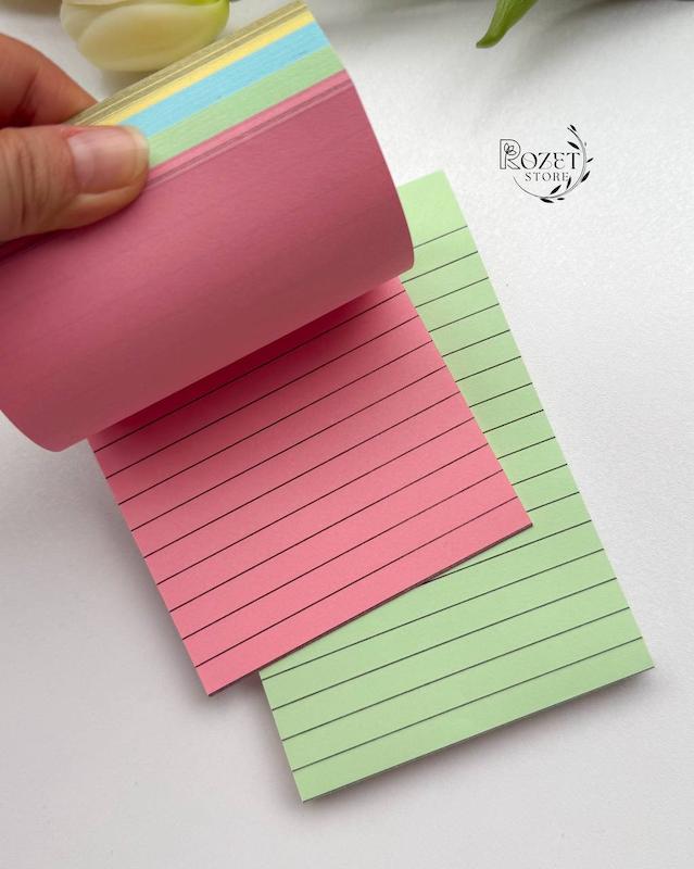 استیک نوت SF سایز A6 پاستل ( یادداشت چسبدار )