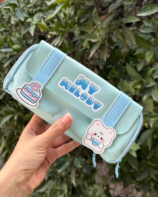 جامدادی برزنت دو زیپ طرح My Melody 