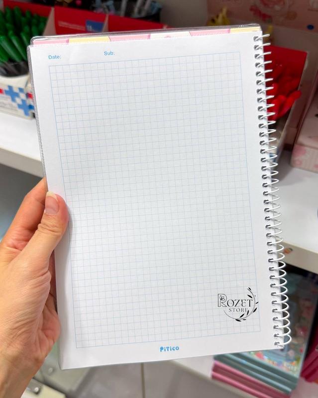 دفتر شطرنجی مجلد ۶۰ برگ Pixel ( نیم سانتی )