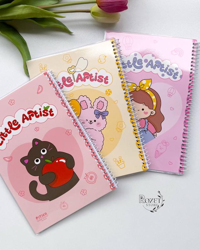 دفتر نقاشی مجلد ۴۰ برگ Little Artist