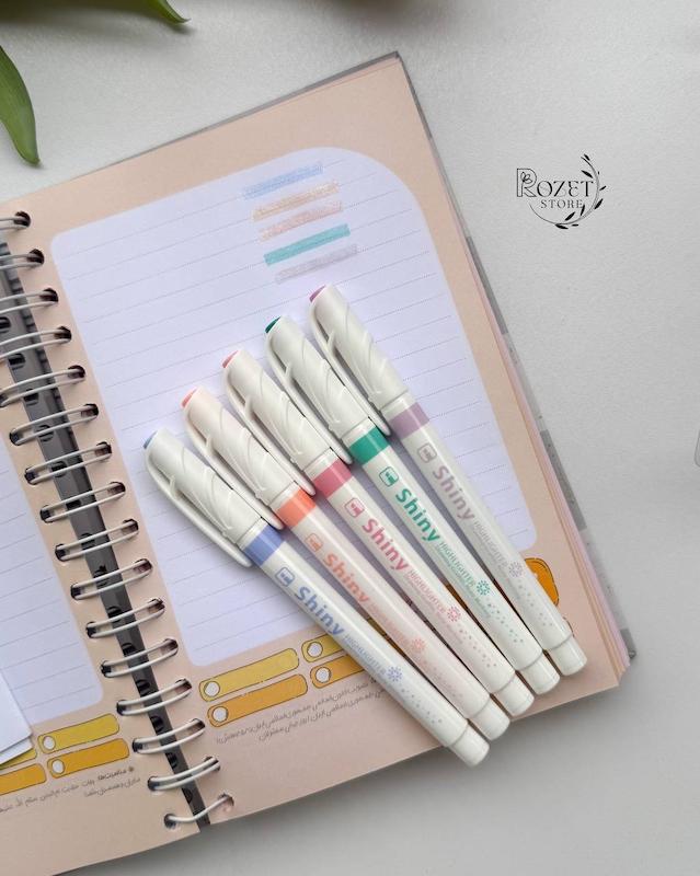 هایلایتر ۵ رنگ شاین دار Leto ( طیف رنگ دوم )