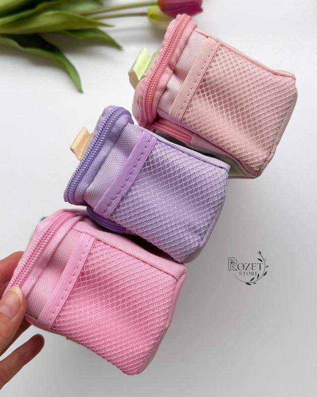 جامدادی دو زیپ صندوقی دسته دار