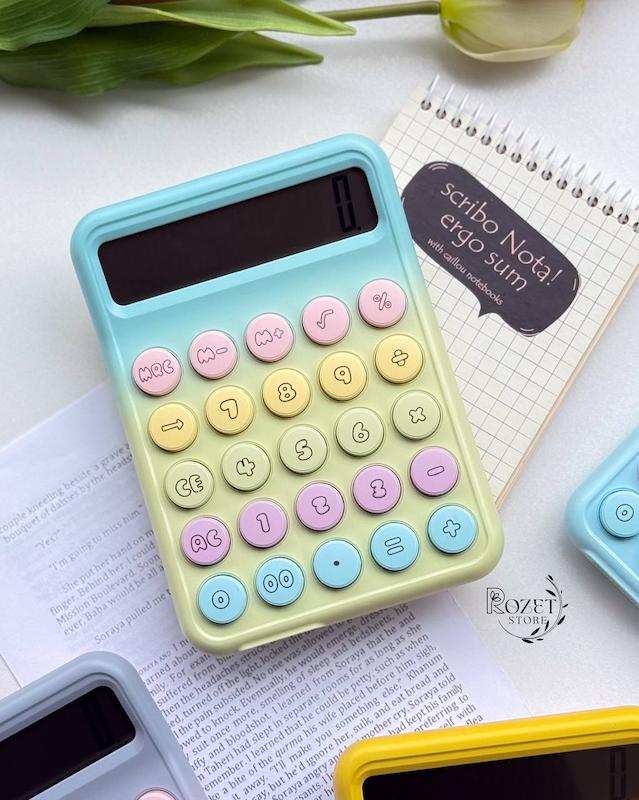 ماشین حساب رنگی دکمه فانتزی RUNZON مدل RZ.822 
