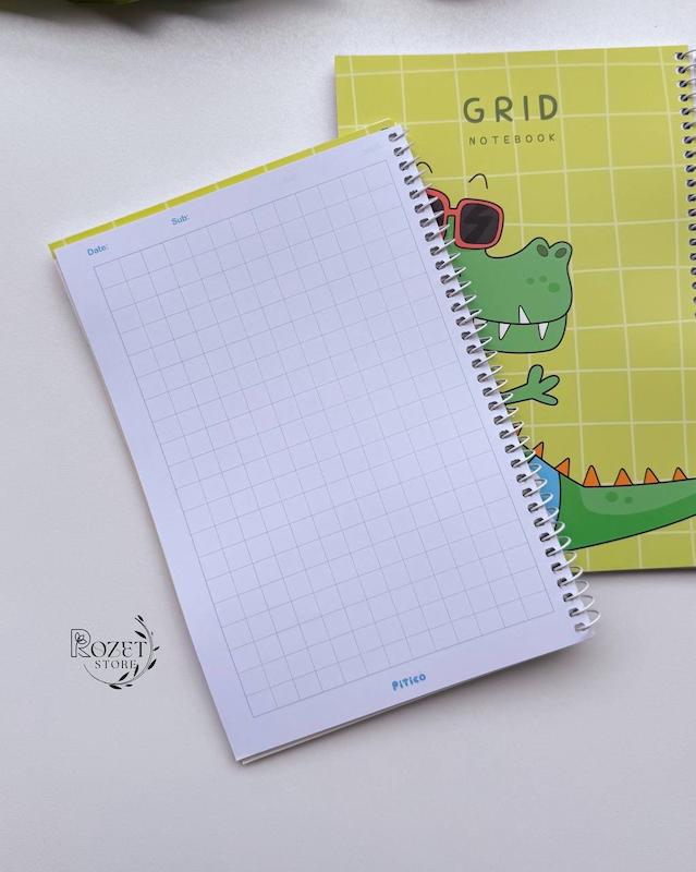 دفتر شطرنجی ۶۰ برگ Grid ( یک سانتی )