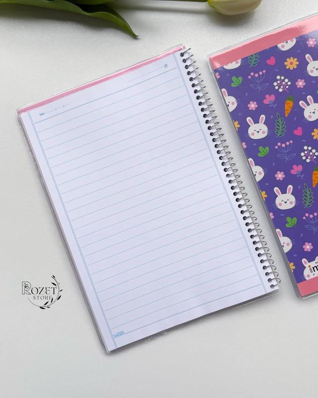 دفتر ۴۰ برگ فانتزی مجلد ایمان کد ۹۴۰۱