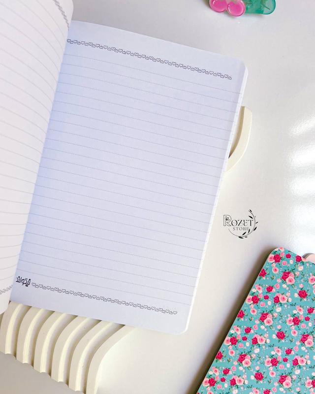 دفتر ۴۰ برگ خط دار دوخت