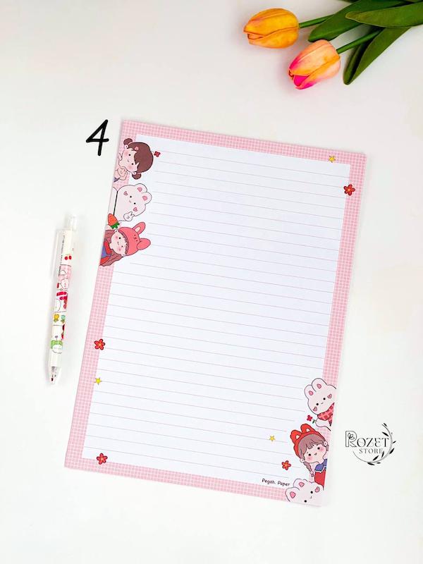 برگه A4 طرح دار فانتزی 