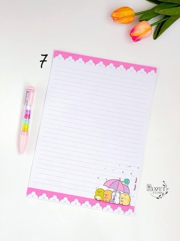 برگه A4 طرح دار فانتزی 
