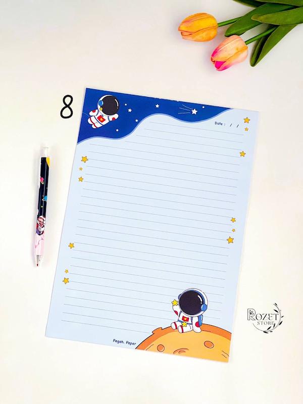 برگه A4 طرح دار فانتزی 