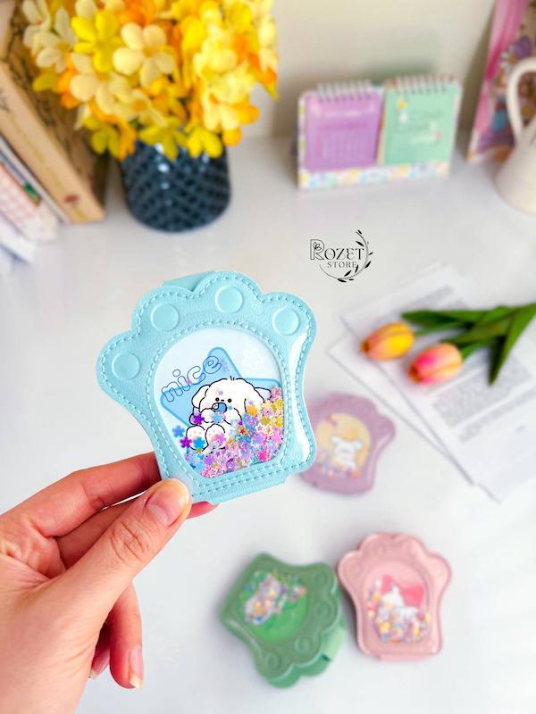 آینه چرمی پنجه 
